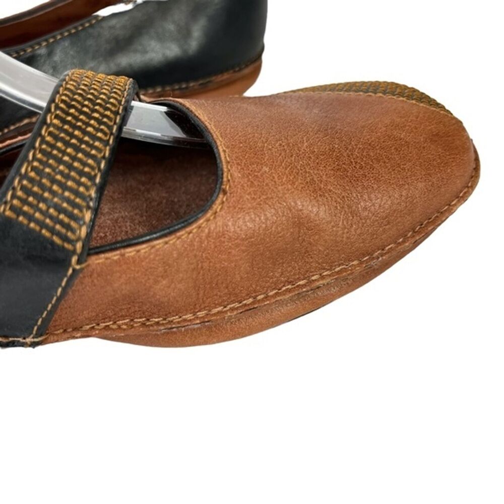 CLARKS Genuine Leather Mary Jane Flats Loafers Black Brown Casual Shoes sz 6.5 - Picture 12 of 12